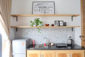 Tủ bếp Homestay Anh Hỗ